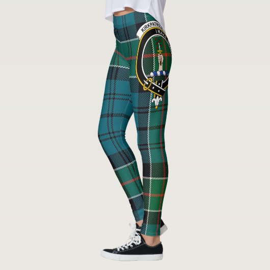 Scotstee Clan Kirkpatrick Crest Tartan Vrouwen Leggings (Links)