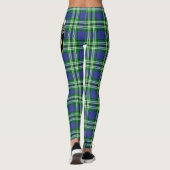 Scotstee Clan Leermaand Crest Tartan Vrouwen Legge Leggings (Achterkant)
