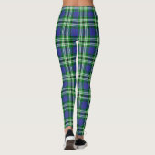 Scotstee Clan Leermaand Tartan Vrouwelijke Legging (Achterkant)