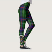 Scotstee Clan Leslie Crest Tartan Vrouwen Leggings (Rechts)
