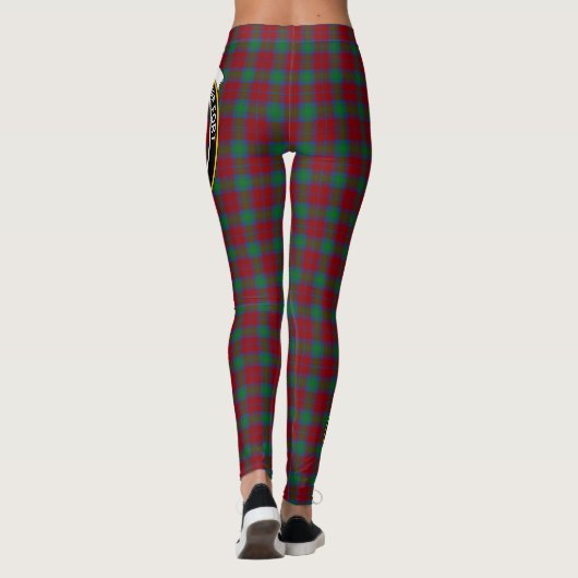 Scotstee Clan Lindsay Modern Crest Tartan Vrouwen Leggings (Achterkant)