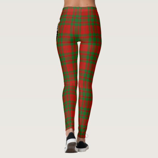 Scotstee Clan Livingstone Crest Tartan Vrouwen Leggings (Achterkant)