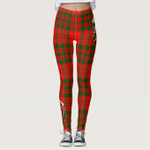 Scotstee Clan Livingstone Modern Crest Tartan Leggings (Voorkant)