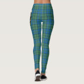 Scotstee Clan Lockhart Ancient Crest Tartan Vrouwe Leggings (Achterkant)