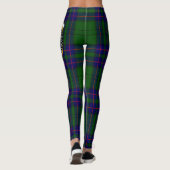 Scotstee Clan Lockhart Modern Crest Tartan Vrouwen Leggings (Achterkant)
