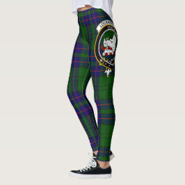 Scotstee Clan Lockhart Modern Crest Tartan Vrouwen Leggings