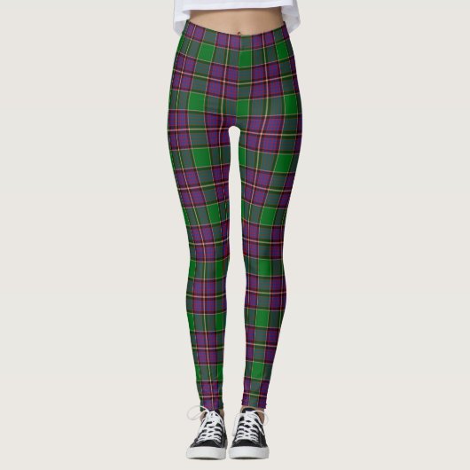 Scotstee Clan Logan Tartan Leggings vrouwen (Voorkant)