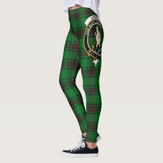 Scotstee Clan Logie Crest Tartan Vrouwen Leggings (Links)
