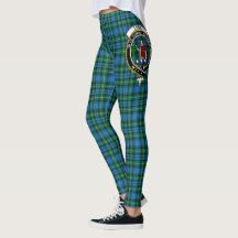 Scotstee Clan Lyon Crest Tartan Dames Leggings