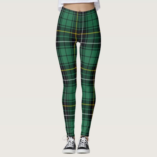 Scotstee Clan MacAlpine Tartan Vrouwen Leggings (Voorkant)