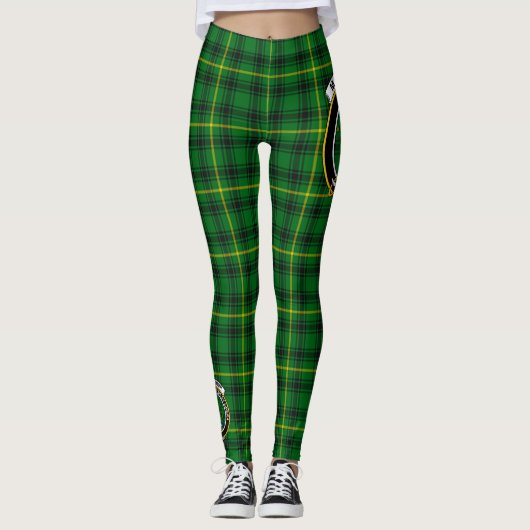 Scotstee Clan MacArthur Crest Tartan Women Legging (Voorkant)