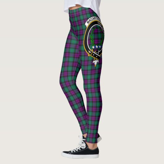 Scotstee Clan MacArthur van Milton Crest Tartan Leggings (Links)