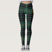 Scotstee Clan MacAulay Hunting Crest Tartan Women Leggings (Voorkant)