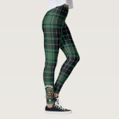 Scotstee Clan MacAulay Hunting Crest Tartan Women Leggings (Rechts)