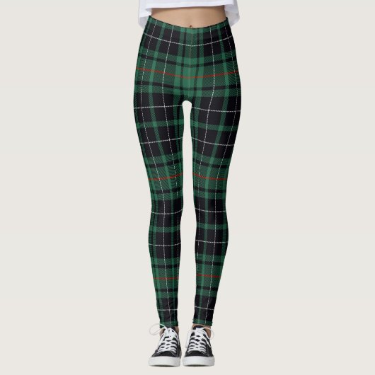 Scotstee Clan MacAulay Hunting Tartan Women Leggings (Voorkant)