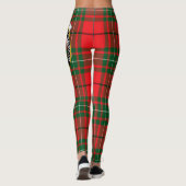 Scotstee Clan MacAuley Crest Tartan Vrouwen Leggin Leggings (Achterkant)