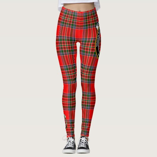 Scotstee Clan MacBean Crest Tartan Vrouwen Legging (Voorkant)