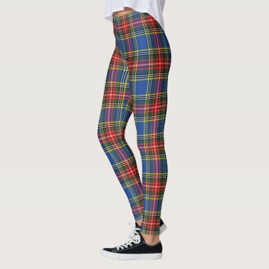 Scotstee Clan MacBeth Modern Tartan Vrouwen Leggin Leggings (Links)