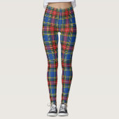 Scotstee Clan MacBeth Modern Tartan Vrouwen Leggin Leggings (Voorkant)