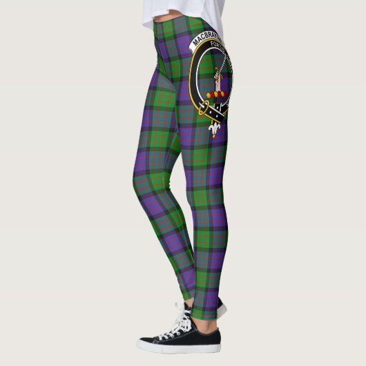 Scotstee Clan MacBrayne Crest Tartan Dames Legging (Links)