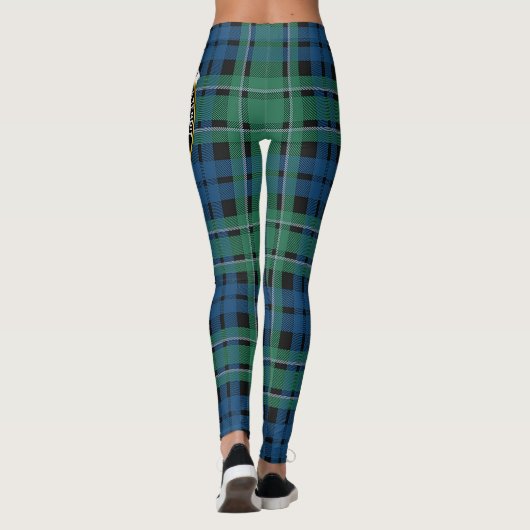 Scotstee Clan MacCallum Ancient Crest Tartan Vrouw Leggings (Achterkant)