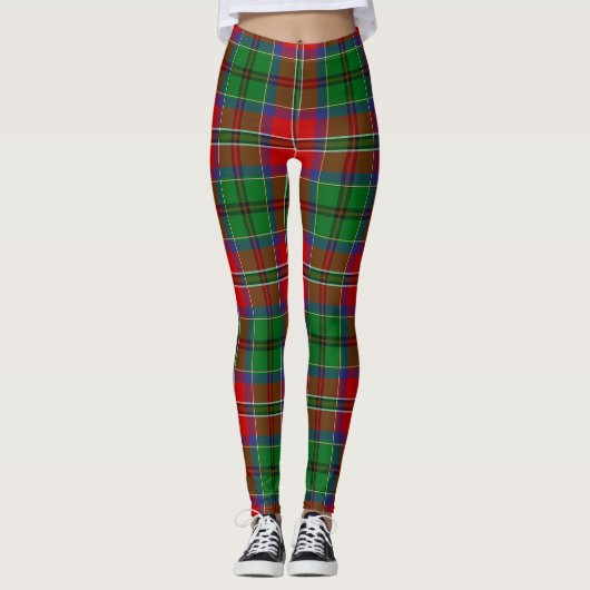 Scotstee Clan MacCulloch Tartan Leggings vrouwen (Voorkant)
