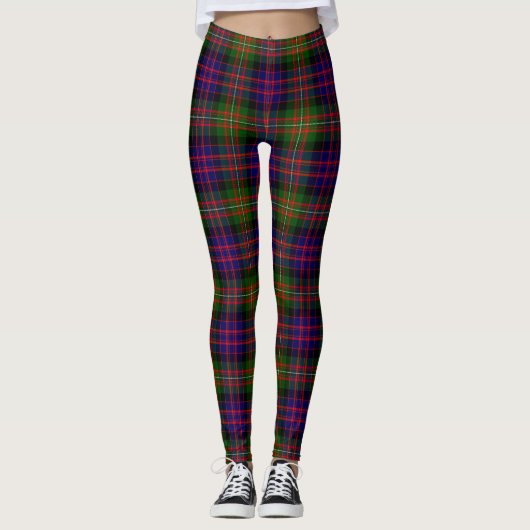 Scotstee Clan MacDonell van Glanarry Modern Tartan Leggings (Voorkant)