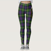 Scotstee Clan MacDonell van Glengarry Crest Tartan Leggings (Voorkant)