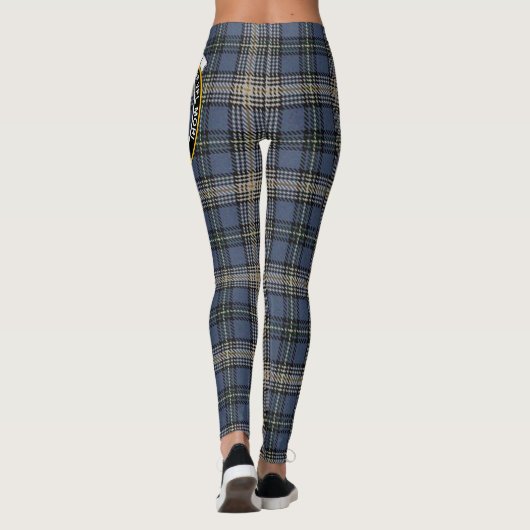 Scotstee Clan MacDowall Crest Tartan Vrouwen Legge Leggings (Achterkant)