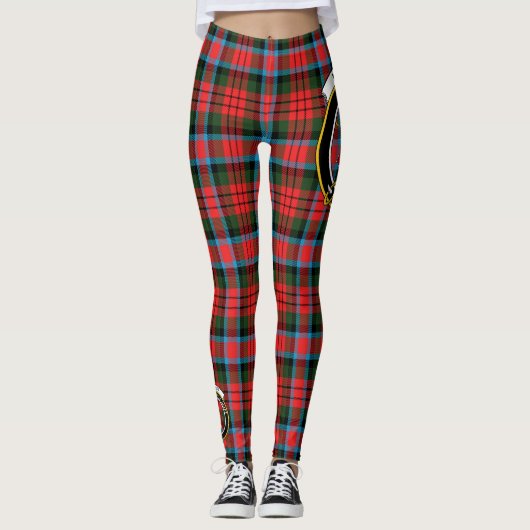 Scotstee Clan MacDuff Modern Crest Tartan Vrouwen Leggings (Voorkant)