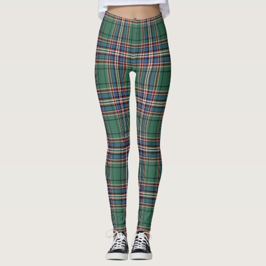 Scotstee Clan MacFarlane Hunting Ancient Tartan Wo Leggings (Voorkant)