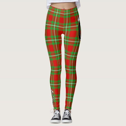 Scotstee Clan MacGregor Crest Tartan Women Legging (Voorkant)
