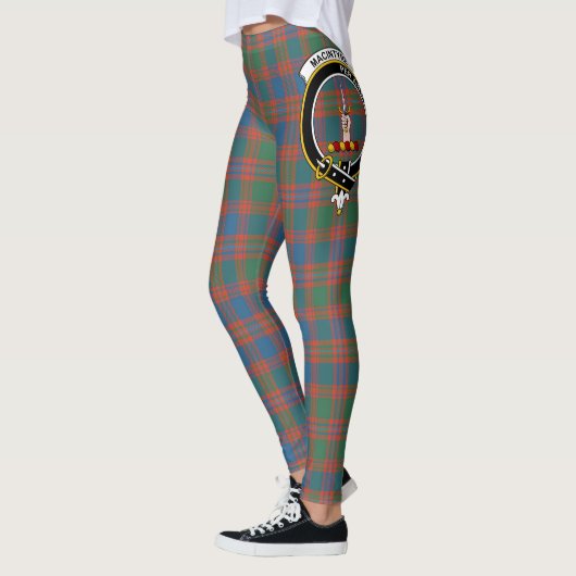 Scotstee Clan MacIntyre Ancient Crest Tartan Vrouw Leggings (Links)