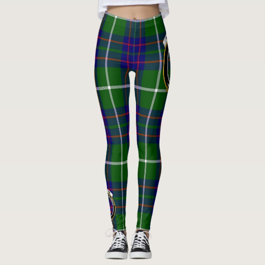 Scotstee Clan MacIntyre Hunting Modern Crest Tarta Leggings (Voorkant)