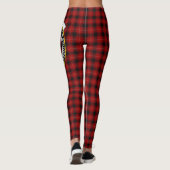Scotstee Clan MacIver Red Crest Tartan Vrouwen Leggings (Achterkant)