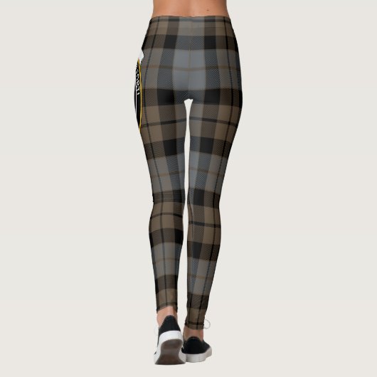 Scotstee Clan MacKay Weathered Crest Tartan Vrouwe Leggings (Achterkant)