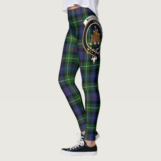 Scotstee Clan MacKenzie Crest Tartan Women Legging (Links)