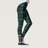 Scotstee Clan MacKenzie Crest Tartan Women Legging (Rechts)
