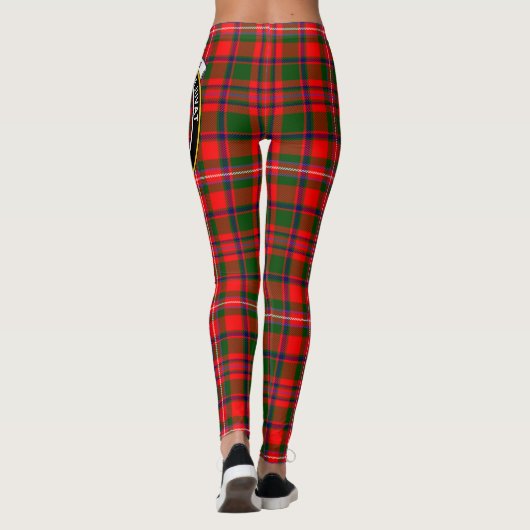 Scotstee Clan MacKinnon Crest Tartan Vrouwen Legge Leggings (Achterkant)