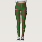 Scotstee Clan MacKinnon Hunting Modern Crest Tarta Leggings (Voorkant)