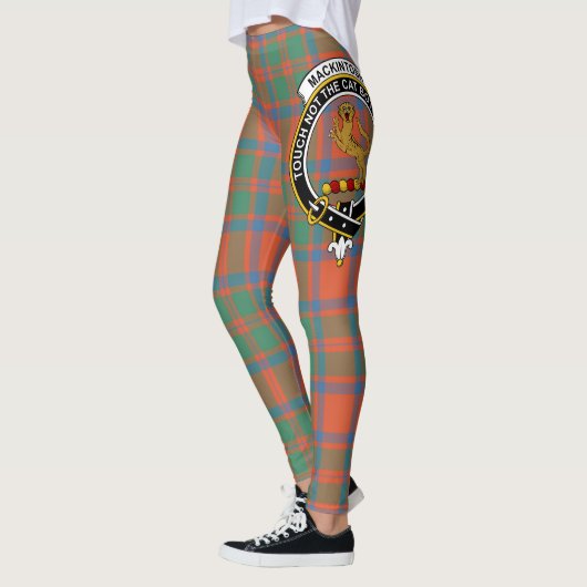Scotstee Clan MacKintosh Ancient Crest Tartan Leggings (Links)