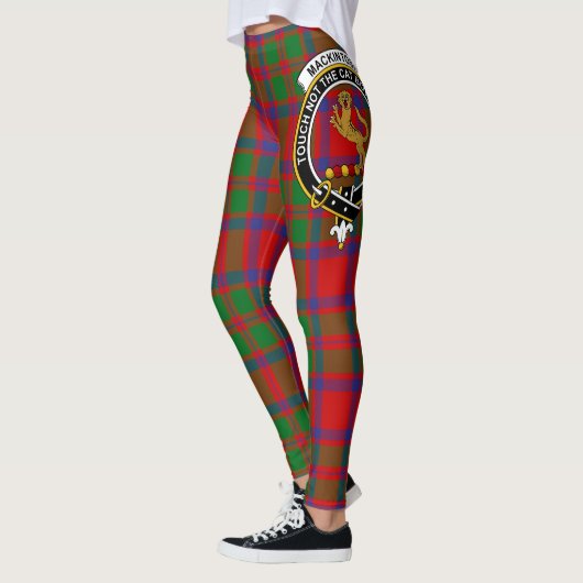 Scotstee Clan MacKintosh Modern Crest Tartan Vrouw Leggings (Links)