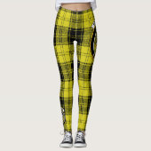Scotstee Clan MacLachlan Gele Crest Tartan Vrouwen Leggings (Voorkant)