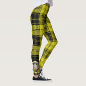Scotstee Clan MacLachlan Gele Crest Tartan Vrouwen Leggings (Rechts)