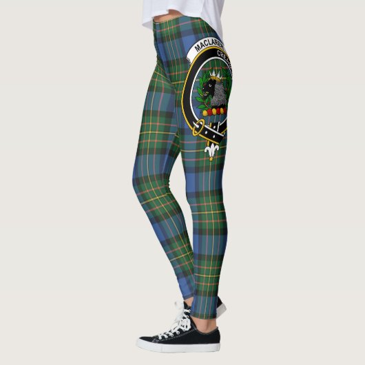 Scotstee Clan MacLaren Ancient Crest Tartan Vrouwe Leggings (Links)
