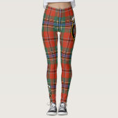 Scotstee Clan MacLean van Duart Crest Tartan Vrouw Leggings (Voorkant)