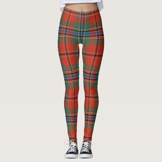 Scotstee Clan MacLean van Duart Tartan Vrouwen Leggings (Voorkant)