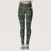 Scotstee Clan MacLellan Crest Tartan Vrouwen Legge Leggings (Voorkant)
