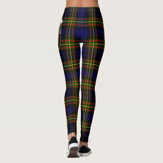 Scotstee Clan MacLellan Modern Crest Tartan Vrouwe Leggings (Achterkant)