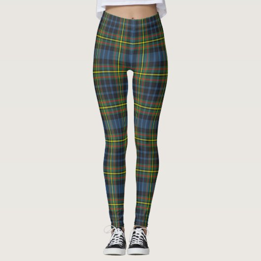 Scotstee Clan MacLellan Tartan Leggings vrouwen (Voorkant)